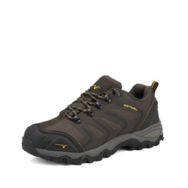 [Armadillo Series] Unisex Wide Toe Waterproof Hiking Shoes【Wide Fit】 - BROWN-BLACK-TAN -  0
